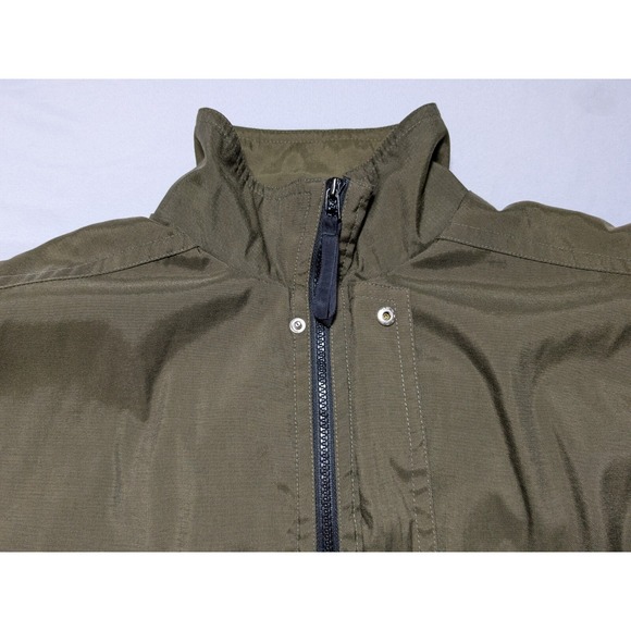 VTG KILLER LOOP OVERPLUS COMFORT Men Large Green Nylon Full Zip Snap Jacket - Picture 6 of 16